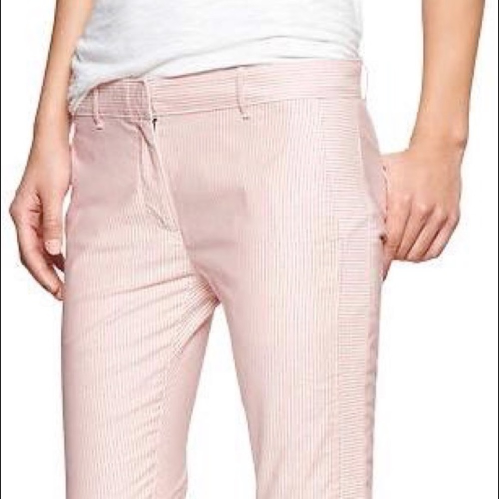 COPY - Pink Pinstriped Gap Skinny Mini - W 10
